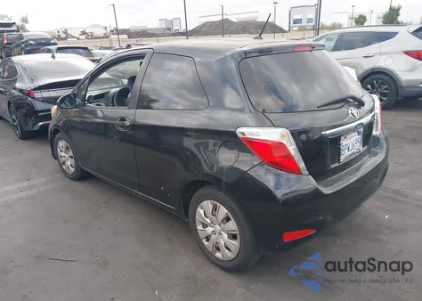 2012 Toyota Yaris Le z USA, uszkodzony, nr VIN JTDJTUD35CD503236